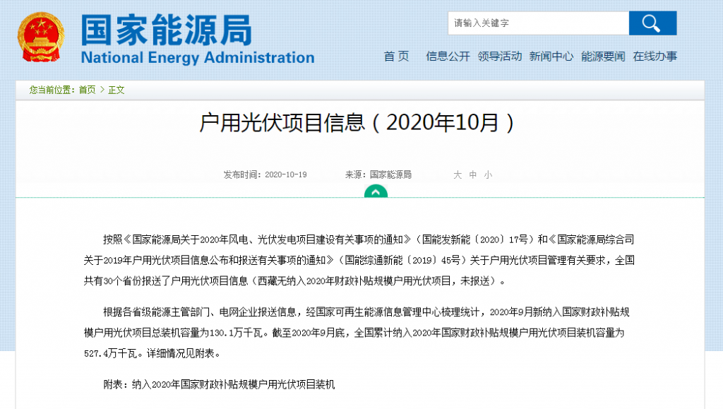 快裝！11月為戶用光伏補貼最后一個月！補貼指標僅剩0.7GW